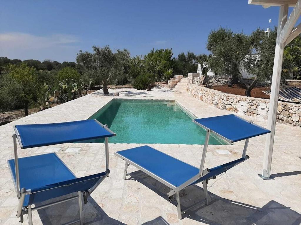 Casa Giuliveto - Charmantes Ferienhaus Mit Privatpool In Olivenhain Остуни Экстерьер фото