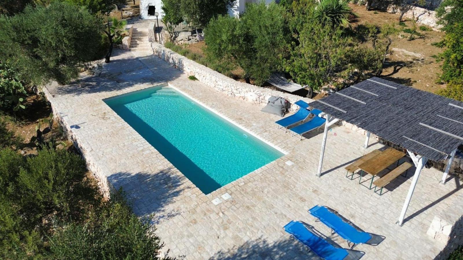 Casa Giuliveto - Charmantes Ferienhaus Mit Privatpool In Olivenhain Остуни Экстерьер фото
