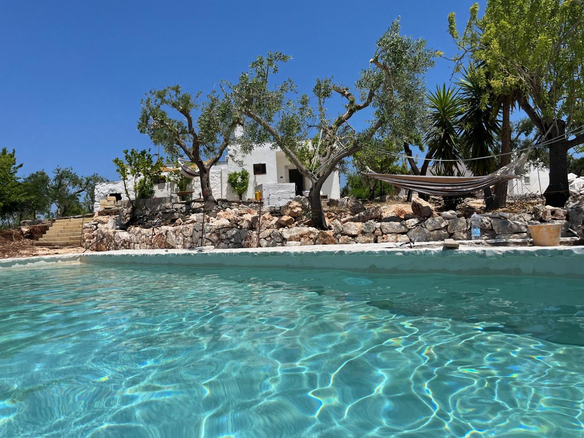 Casa Giuliveto - Charmantes Ferienhaus Mit Privatpool In Olivenhain Остуни Экстерьер фото